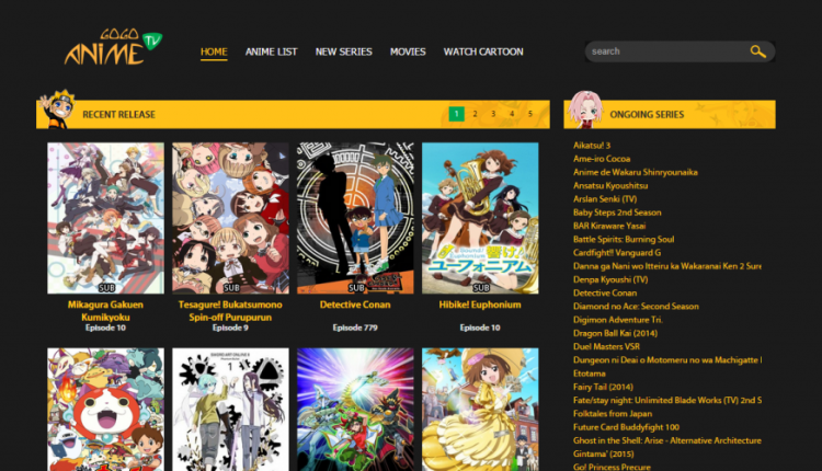 Anime Watch Website | Web Design by Ricki Rinaldi on Dribbble