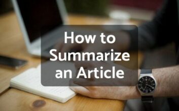 How to write Article Summaries?