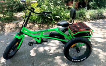 Semi-recumbent Electric Trike