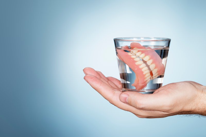 The Benefits of Soaking Your Dentures