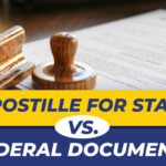 Apostille for State Federal Documents