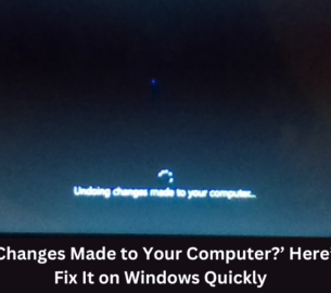 ‘Undoing Changes Made to Your Computer